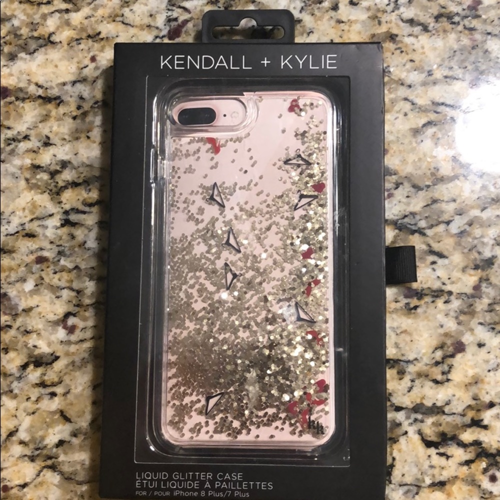 Kendall + Kylie Liquid Glitter Case IP 8+/7+